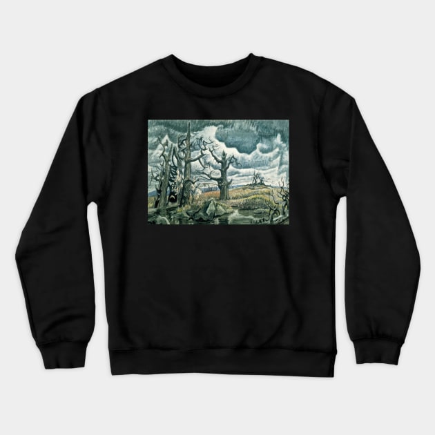 xlarge 55 39 burchfield imageprimacy 800 - Charles Burchfield Crewneck Sweatshirt by Kollagio